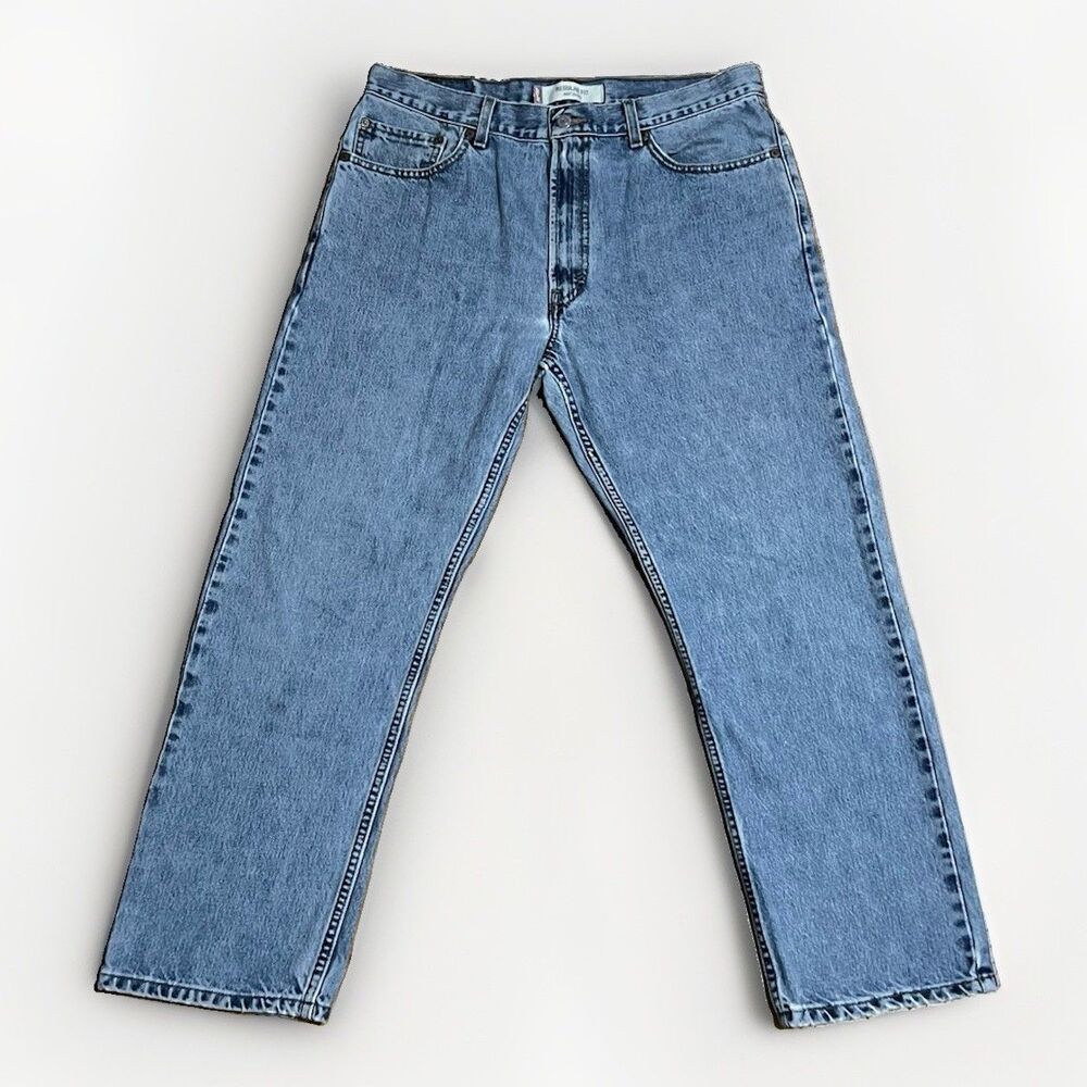 Levi’s 505 Regular Fit Jeans 36 x 30 Medium Wash Vintage Y2K